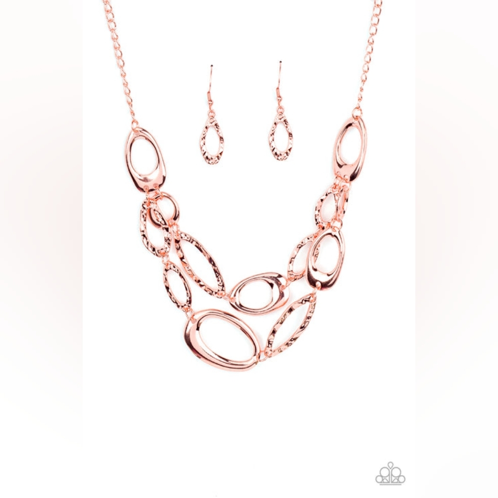 Game OVAL - Copper ♥ Necklace